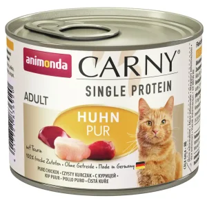 Sparpaket 24 x 200 g Animonda Carny Adult Single Protein Huhn pur Katzen Nassfutter Nur Für Kurze Zeit